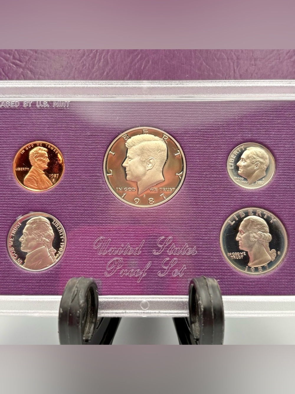 1987 United States Proof Set Uncirculated with Original Packaging - Great Gift! - Picture 3 of 15